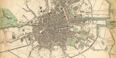 Karte Dublinas 1916