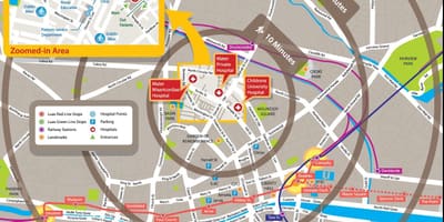 Mater slimnīcā Dublinā karte